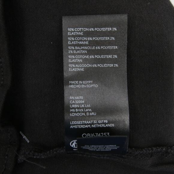 Free People Skirt Black Denim Front Zip Mini High Rise Layla Sexy We the Free 10 - Picture 8 of 10